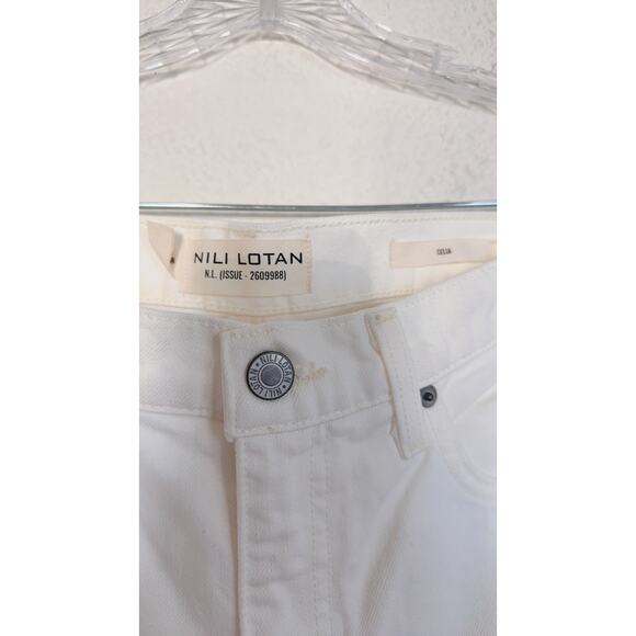 Nili Lotan Celia Jean in Cream Wash 29” - Picture 9 of 12